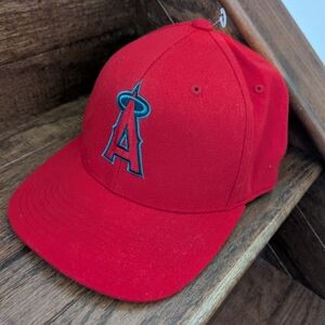 Los Angeles Angels Baseball Cap 110 Flex Fit MLB Red Strap back Hat OS